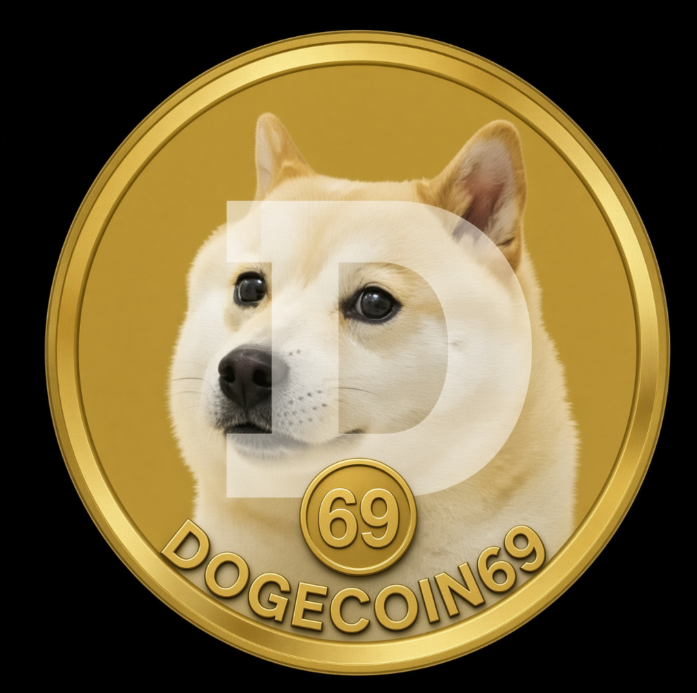 Dogecoin69 gold coin